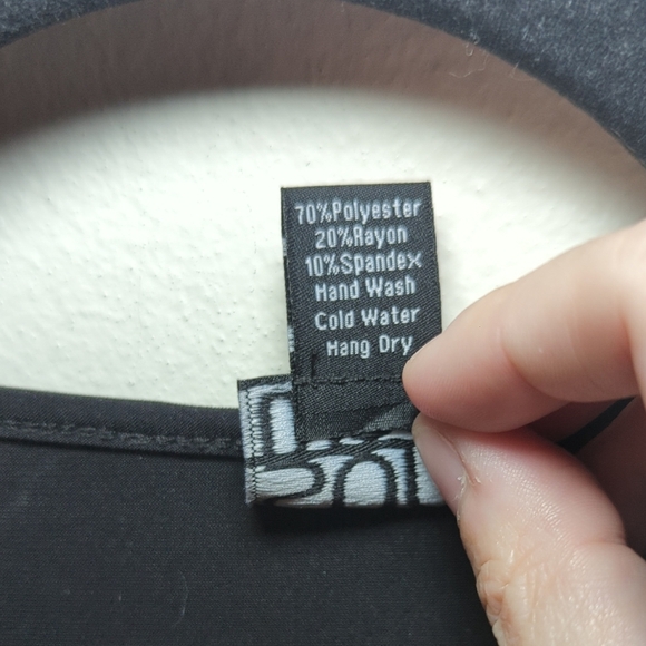 CLARA SUNWOO Elegant Black Minimalist Tie-Front Top Women's Size S - Picture 3 of 4